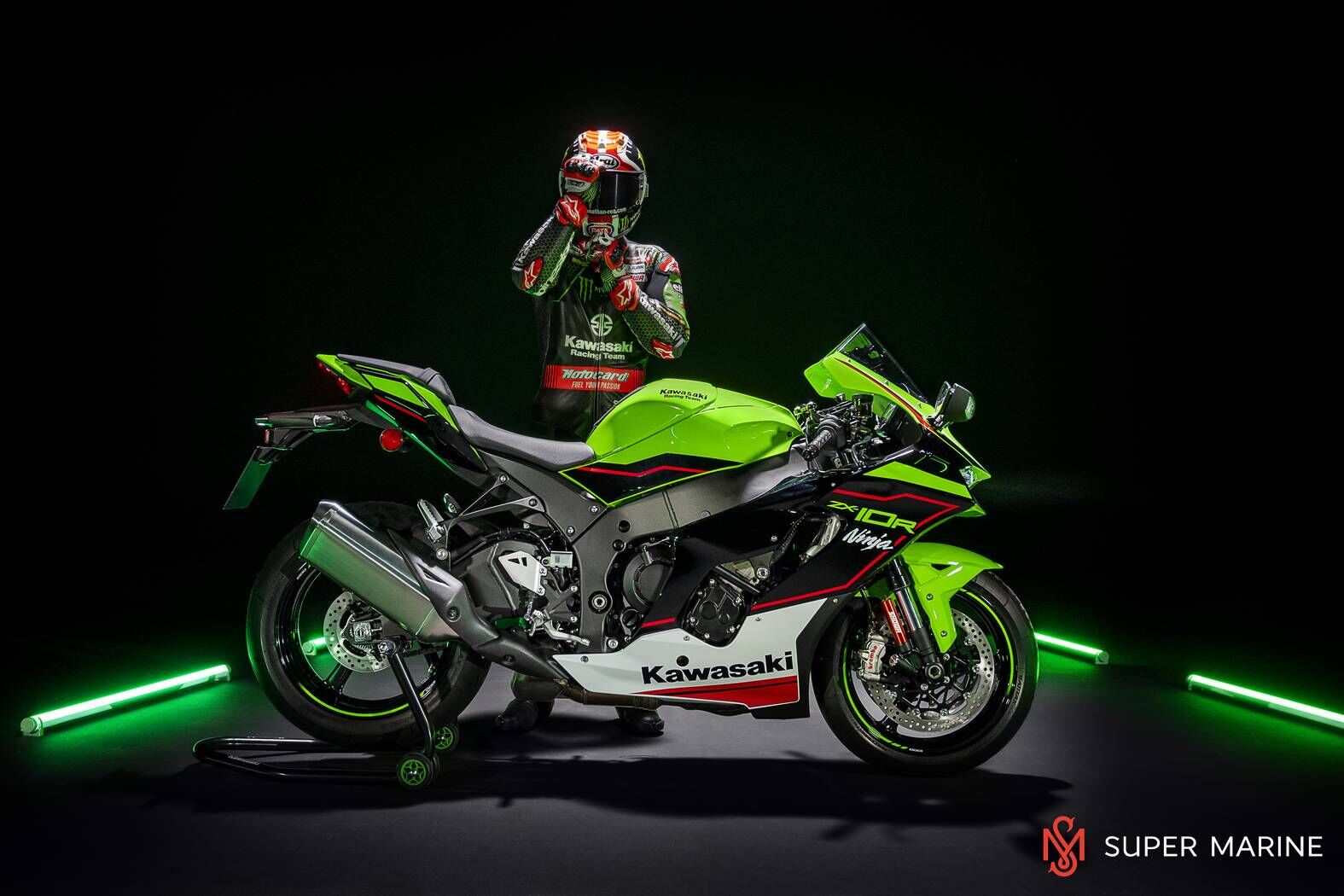 Мотоцикл Kawasaki Ninja ZX-10R Green - 9