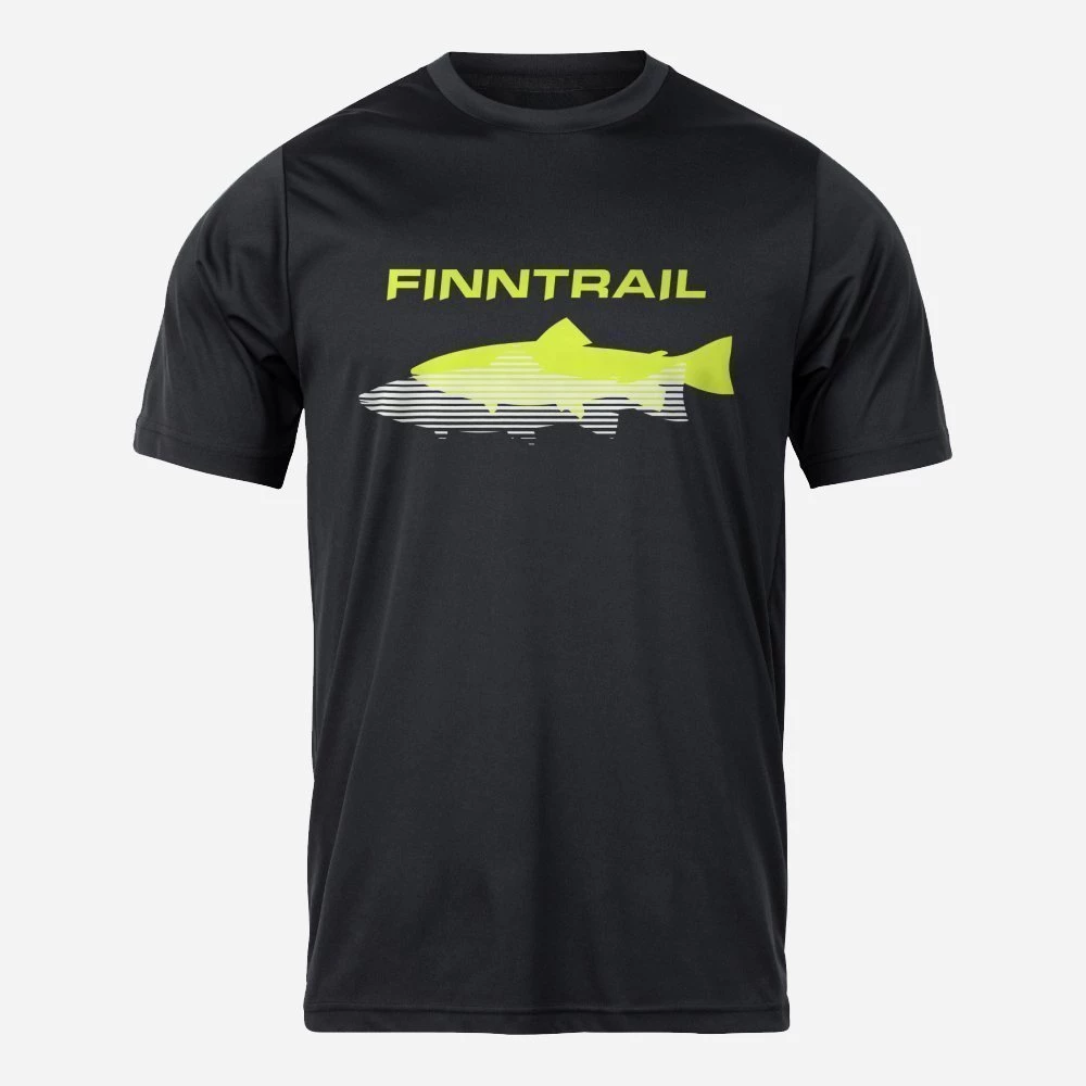 ФУТБОЛКА FINNTRAIL SHADOW FISH BLACKYELLOW