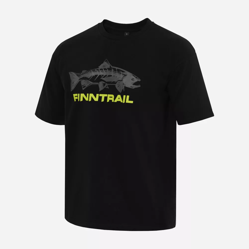 ФУТБОЛКА FINNTRAIL FISH BLACKYELLOW