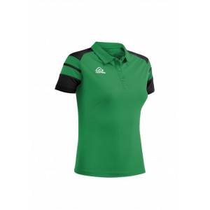 KEMARI WOMAN POLO GREEN BLACK