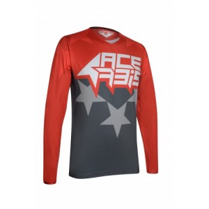 X-FLEX STARCHASER JERSEY RED GREY