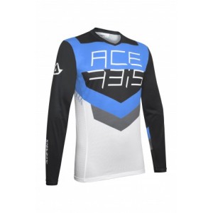 MX TRACK JERSEY BLACK BLUE