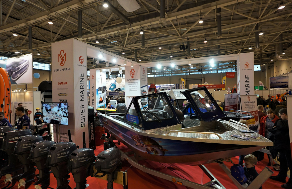 Super Marine на выставке «Охота и рыболовство на Руси» на ВДНХ
