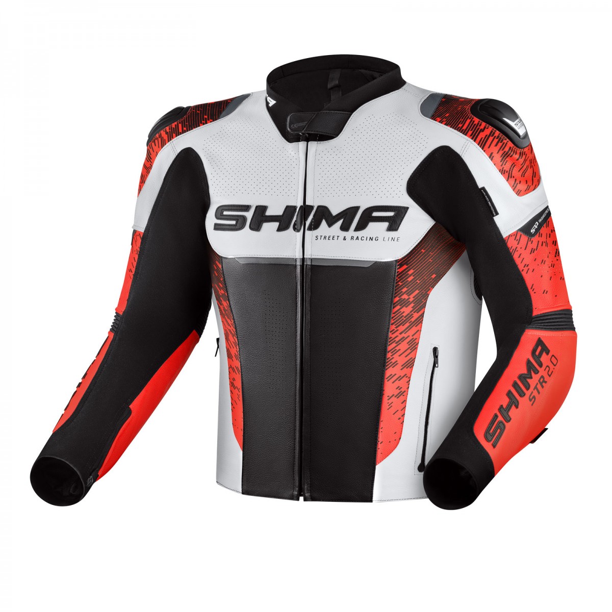 Мотокуртка SHIMA STR 2.0 RED FLUO