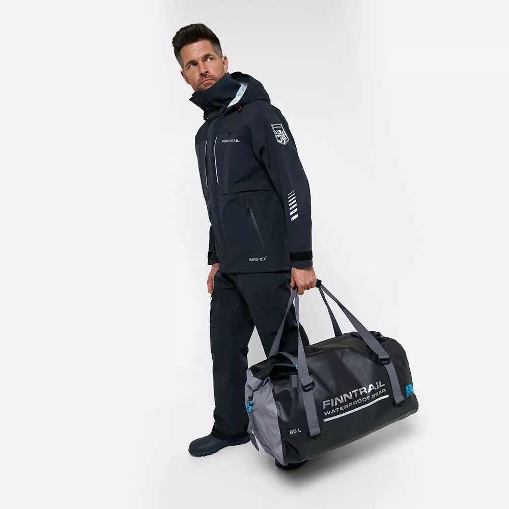 ГЕРМОСУМКА FINNTRAIL BIG ROLL 80L BLACK