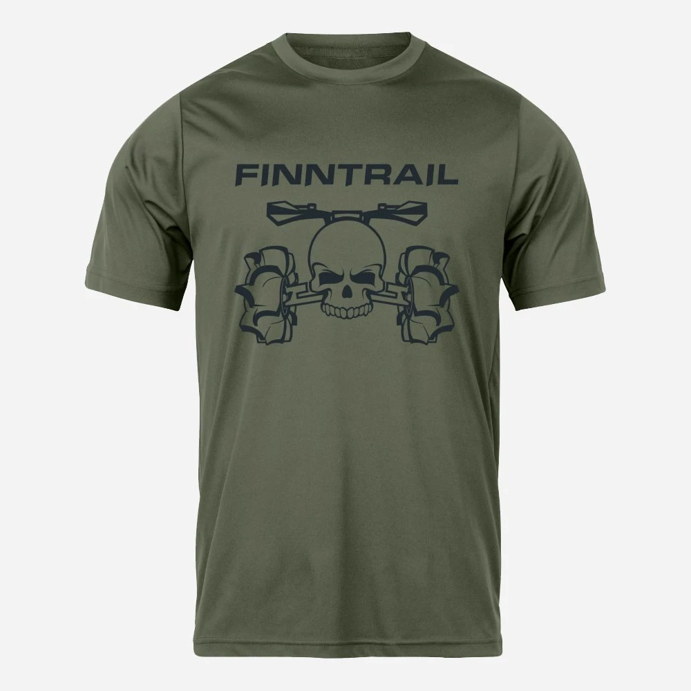 ФУТБОЛКА FINNTRAIL ATV SKULL KHAKI