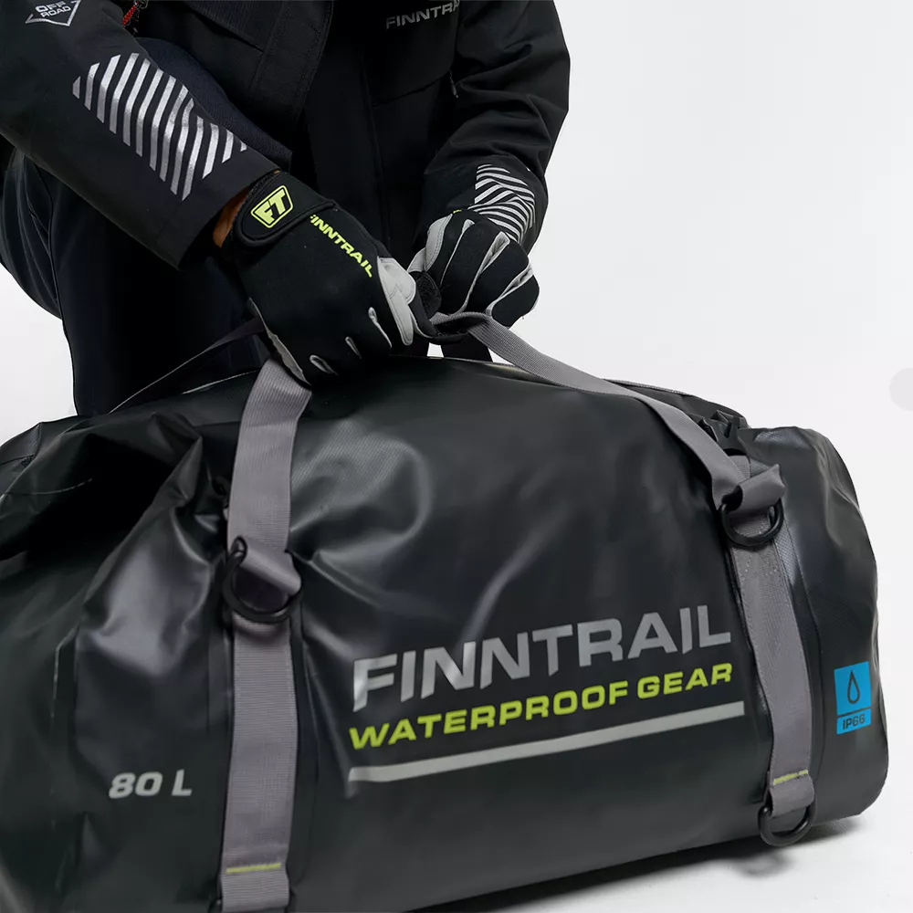 ГЕРМОСУМКА FINNTRAIL SATELLITE 80L BLACK