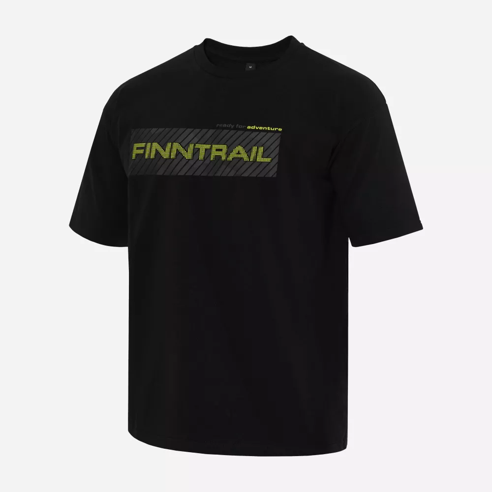 ФУТБОЛКА FINNTRAIL LOGO BLACK