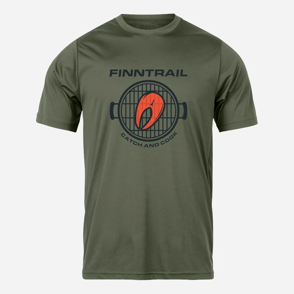 ФУТБОЛКА FINNTRAIL STEAK KHAKI