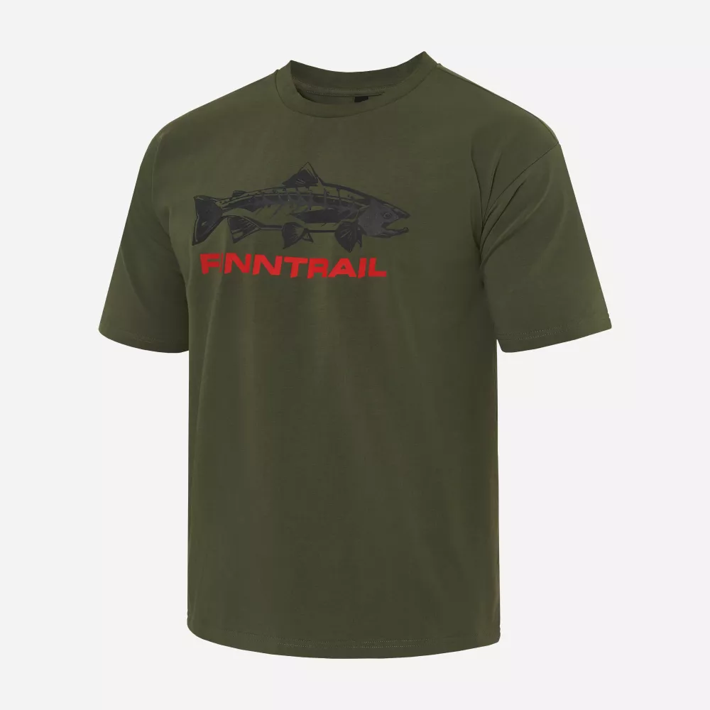 ФУТБОЛКА FINNTRAIL FISH KHAKI