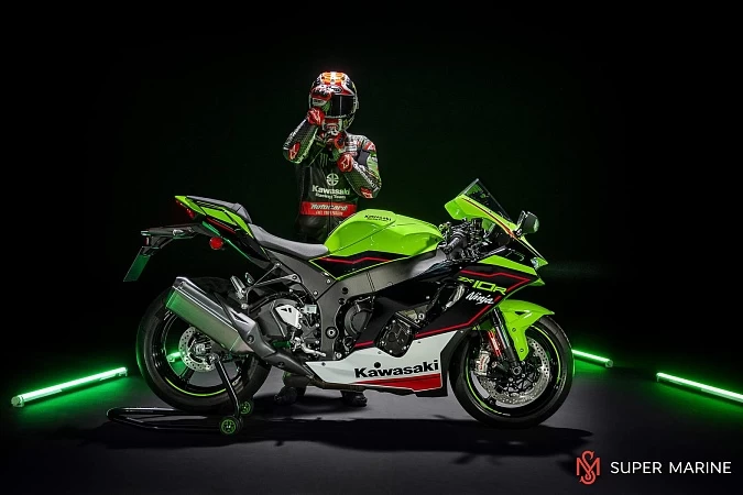 Мотоцикл Kawasaki Ninja ZX-10R Green - 9