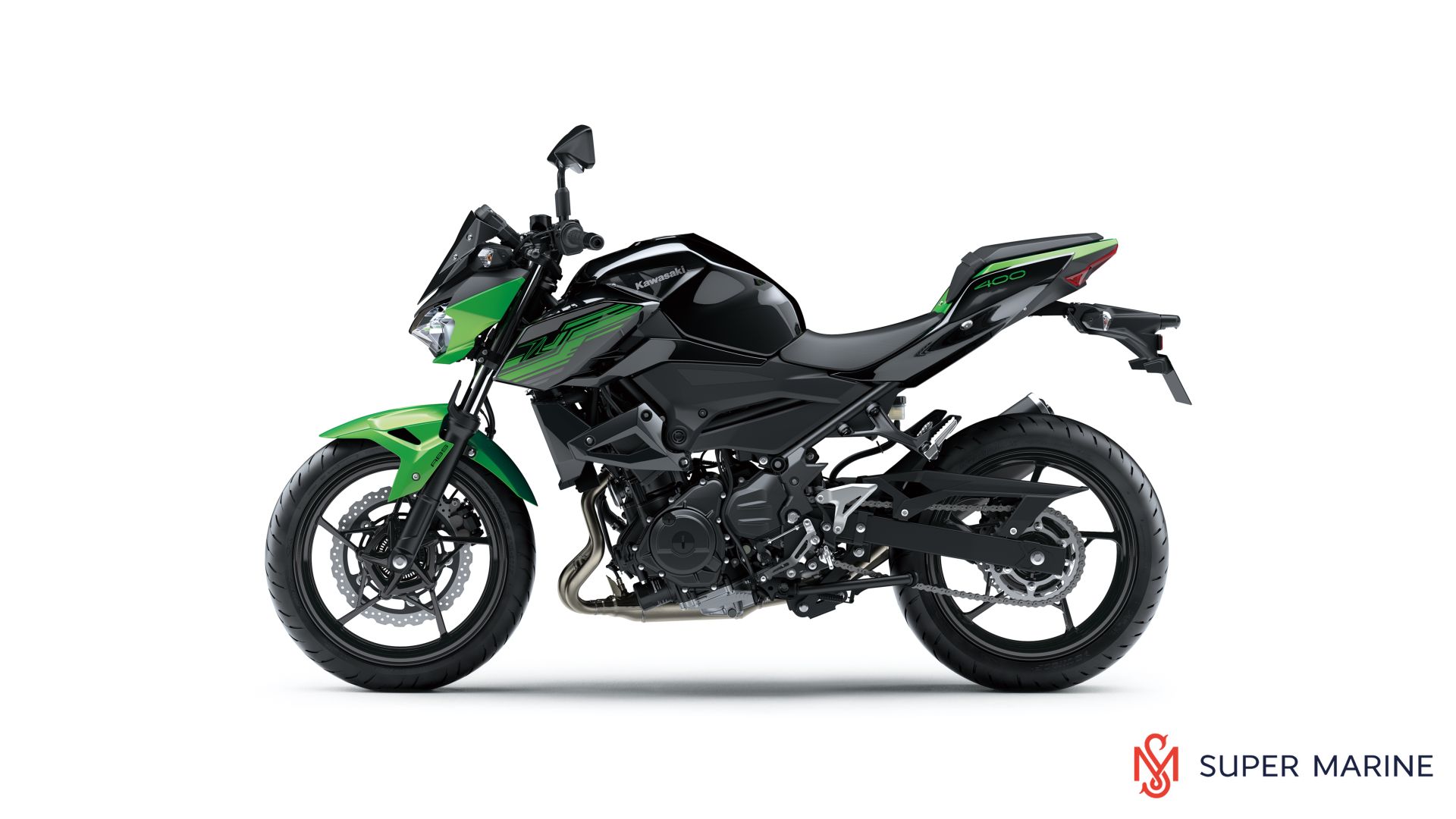 Мотоцикл Kawasaki Z400 Зеленый 2020 - 3