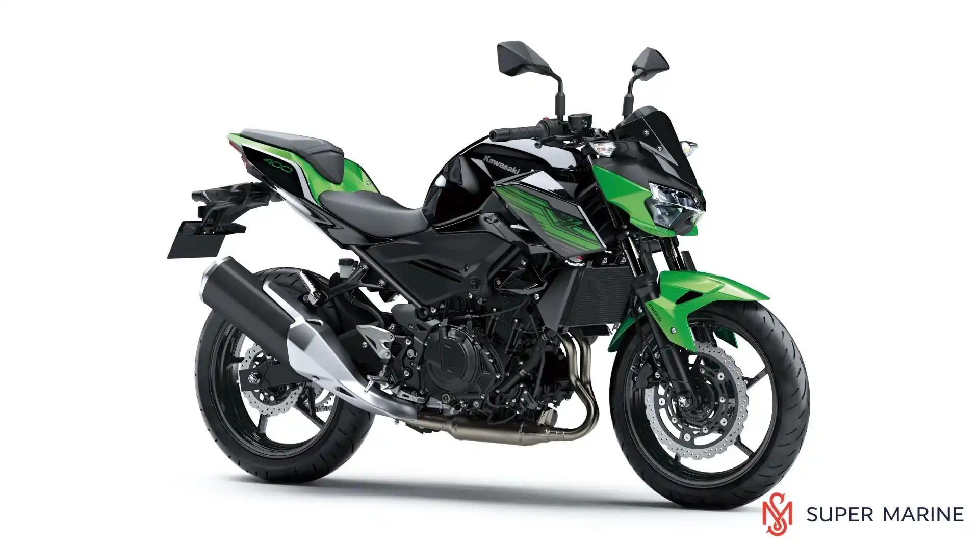 Мотоцикл Kawasaki Z400 Зеленый 2020 - 5