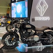 Китайские мотоциклы Benda приняли участие в выставке мотовесна 2024